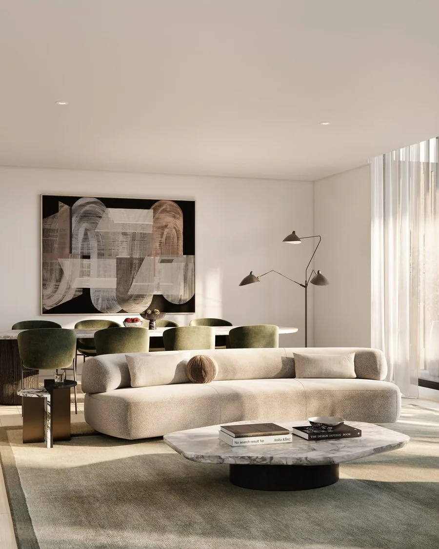 2-bed living room
