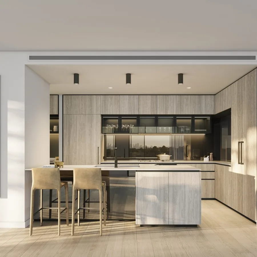 Loam House kitchen - light scheme
